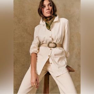 Sezane Will Jacket Écru sz L